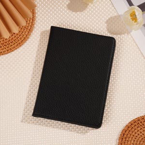 Brown Lychee Leather Kindle Case, Kindle Colorsoft Case, Kindle Paperwhite 12th, Kindle 2024 11th Case, Auto Wake/Sleep, Magnetic Back stand image 9