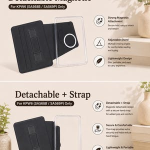 Personalized Striped Kindle Case, Custom Initial Kindle Cover, Colorful E-Reader Sleeve, Kindle Paperwhite & Colorsoft Case, Reader Gift image 14