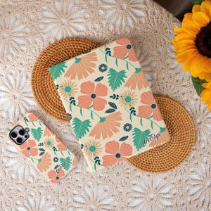 The Art of Flowers ipad case,iPad Air Case with Pencil Holder,iPad Pro 12.9&quot; 11&quot;,ipad Mini case,ipad pro 2024