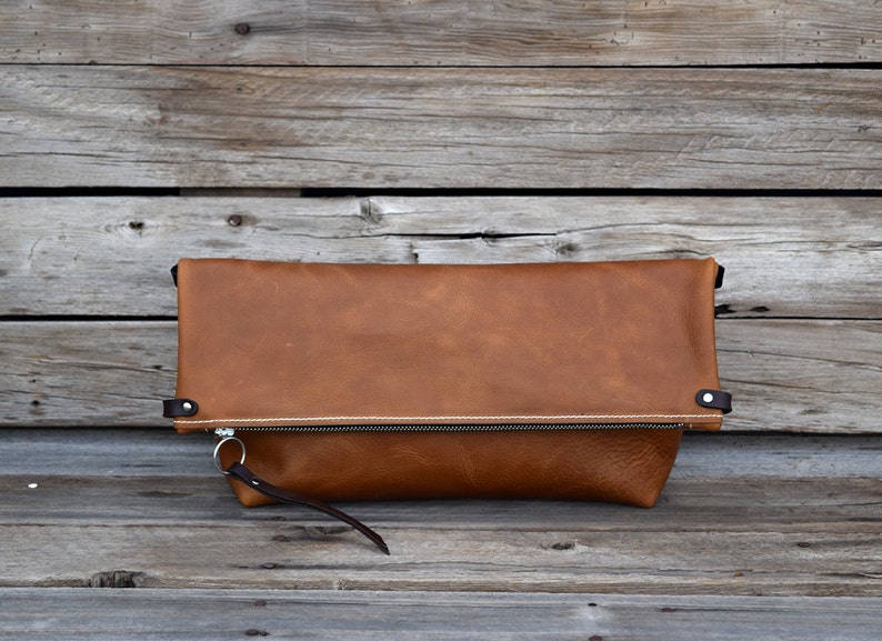 Boho Bag / Cross Body Bag Camel Tan Leather Fold Over Etsy