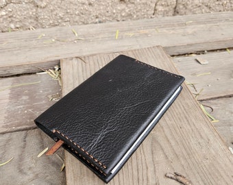 Travel Journal Small Pocket Notebook /  Leather Journal / 4.5 X 3.25 lined notepad / Pocket Journal / Refillable Journal / stocking stuffer