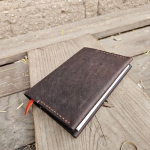 Travel Journal Small Pocket Notebook /  Leather Journal / 4.5 X 3.25 lined notepad / Pocket Journal / Refillable Journal / stocking stuffer