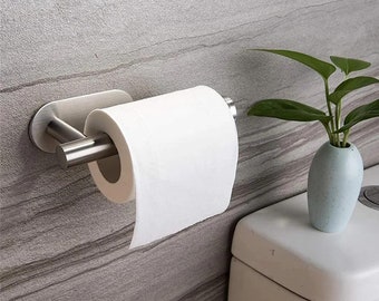 Toilettenpapierhalter Klopapierhalter ohne Bohren WC Klorollenhalter Edelstahl