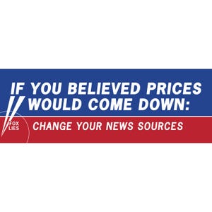 Change Your News Sources Car Magnet - Political Bumper Sticker (10&quot; x 3&quot;)
