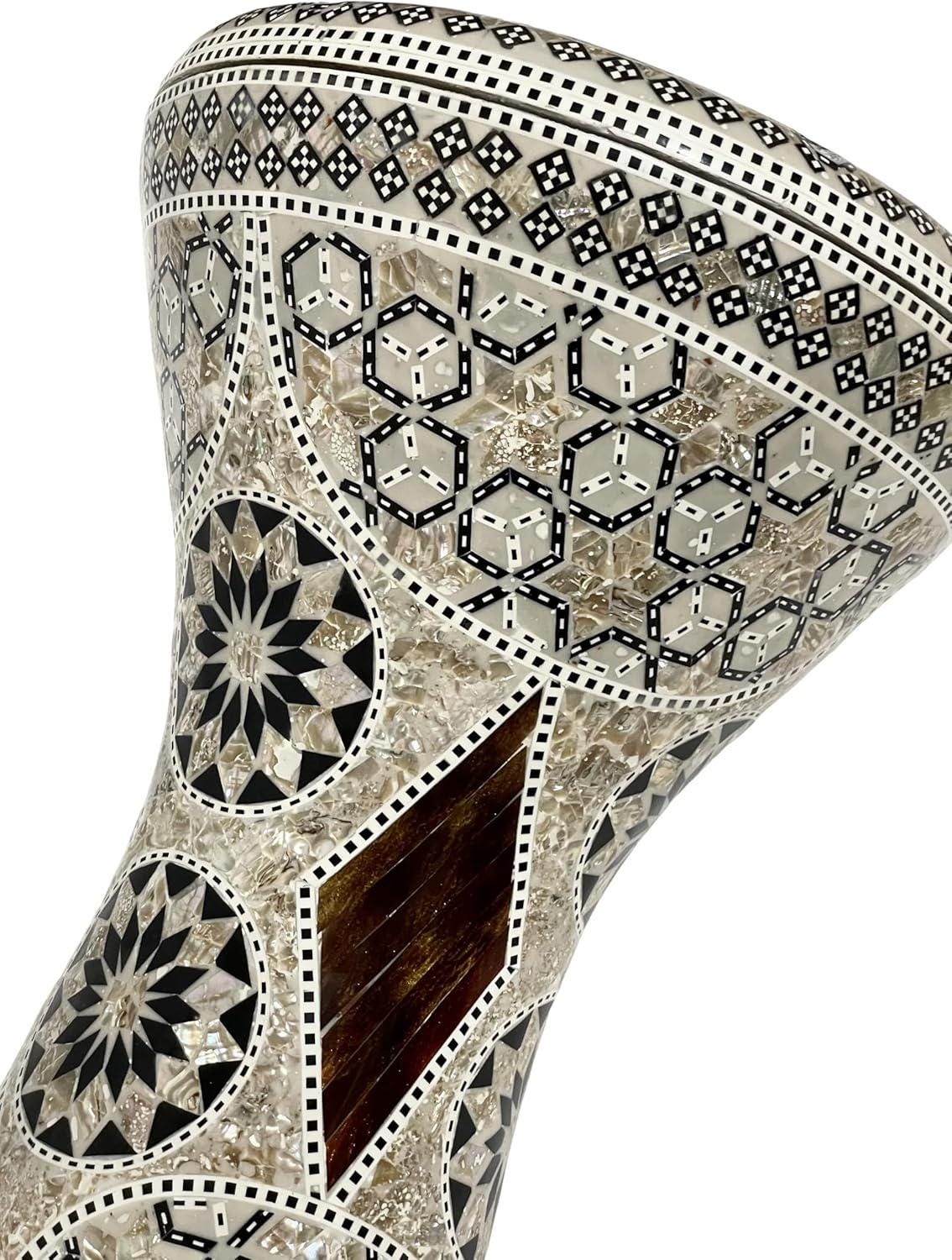 Darbuka Doumbek Drum Tabla 17/17.5 Inch Inlaid Italy