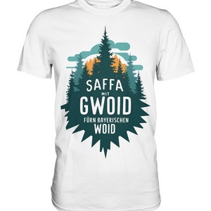 Saffa mit Gwoid T-shirt für Tracht / Bayern / Volkfest / Bierzelt, lustiges wichtiges Shirt Premium Shirt Bild 1