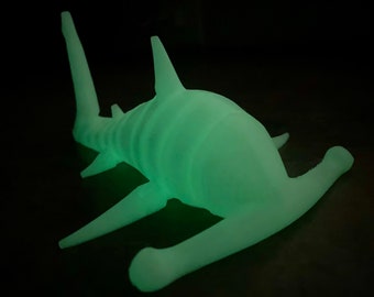3D Printed Flexible Articulated Hammerhead Shark Fidget Toy