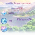 Genshin Impact Account | EU Server | 38500 Primogems, 98 Acquaint, 43 Intertwined | Total 400 Wishes
