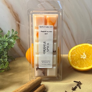 Orange Spice Soy Wax Melt: 1.5 oz Home Fragrance