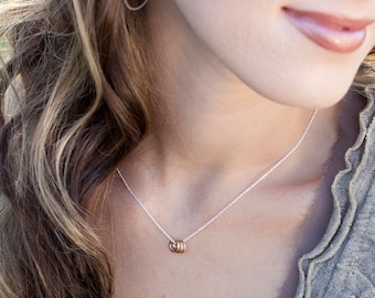 Sterling Silver Chain Necklace | Four Circle Family Cluster