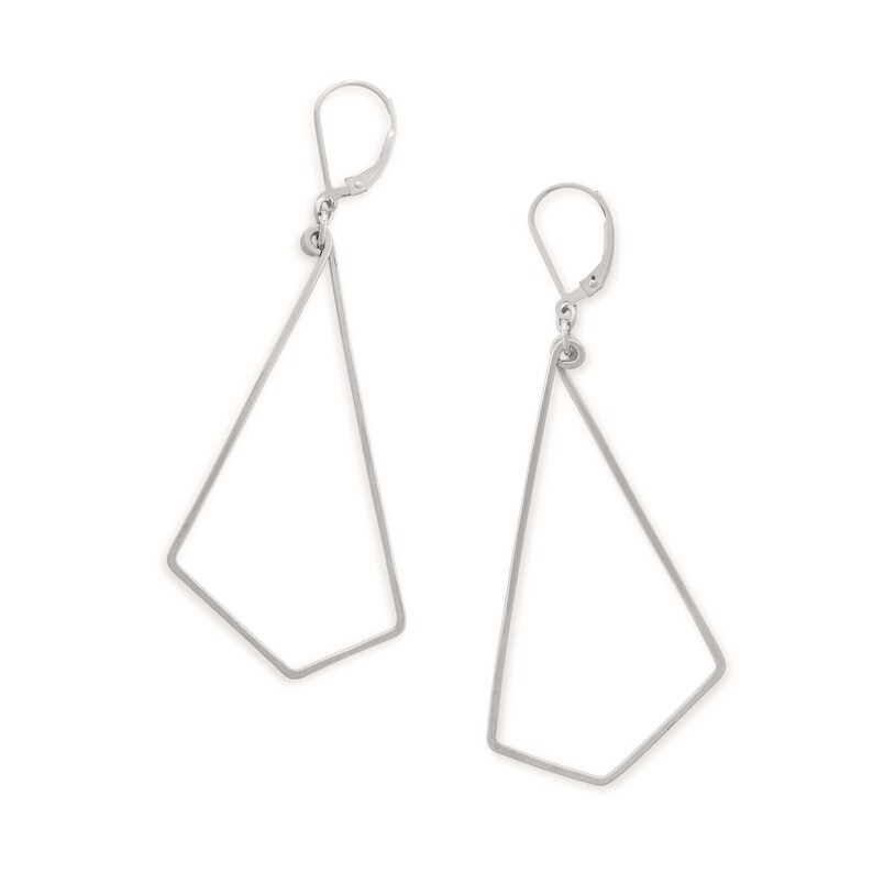 Gold Statement Earrings Handmade Earrings Minimal Gold Etsy