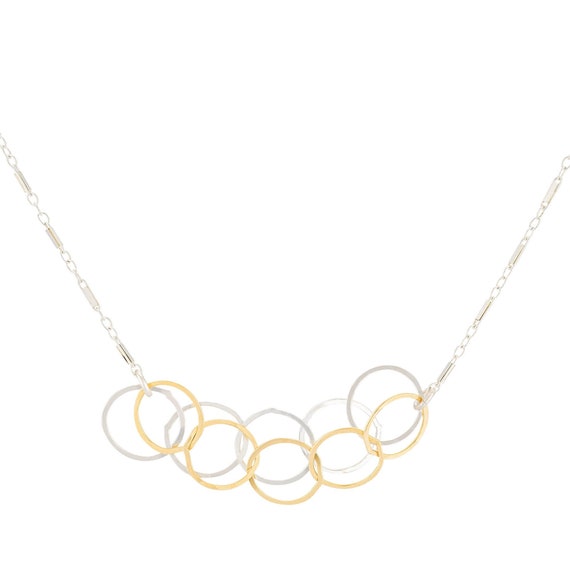 Lisa Two Tone Circle Necklace – Made for Freedom