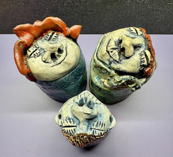Clay Soul Family - 3 Rattles