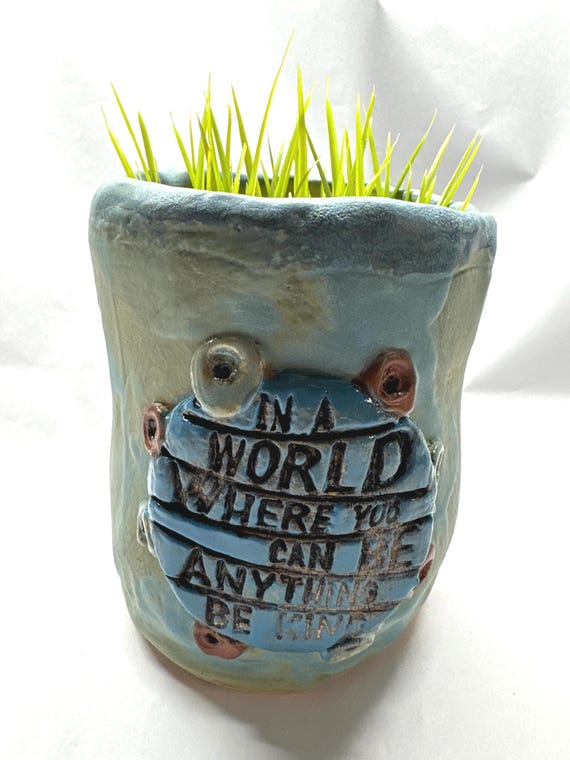 Sale - Medium Face Planter - Kindness -  (Free US Shipping)