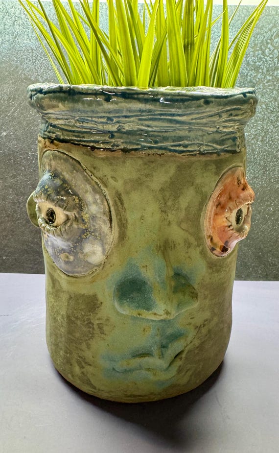 Medium Face Planter - The Eyes Have It -  (Free US Shipping)