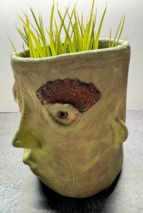 Medium Face Planter - Matte Lime Green   -  (Free US Shipping)