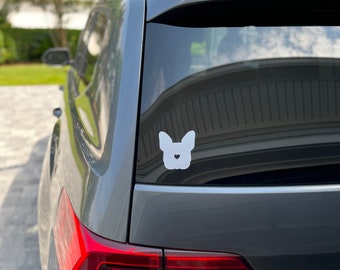 FRENCHIE Permanent Removable Vinyl Decal for Cars Mirrors Computers Walls   Free Shipping