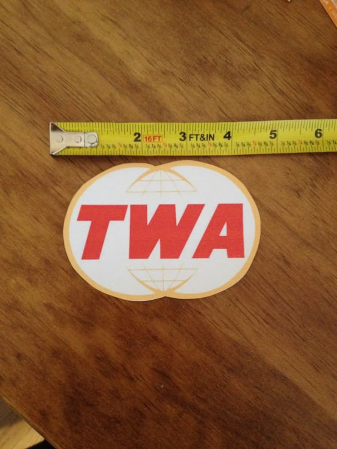 TWA Vintage Decal Permanent Vinyl Free Shipping Love to Fly - Etsy