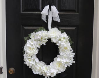 The Wedding Wreath    Silk and Lace