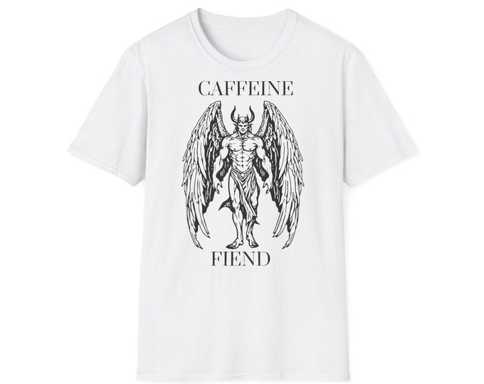 Featured listing image: Caffeine Fiend Unisex Softstyle T-Shirt