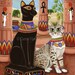 Bast Cat Bookmark Bastet Cat Statue Temple Goddess Egyptian - Etsy