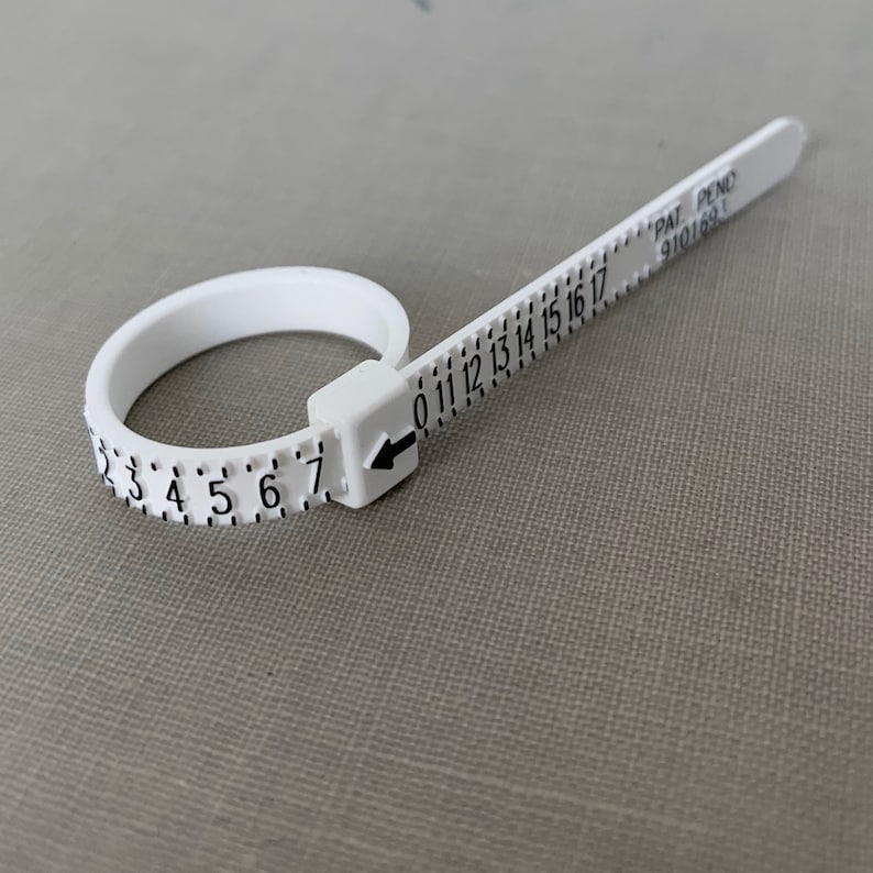 Ring Sizer, Adjustable Plastic Ring Size Finder bild 4
