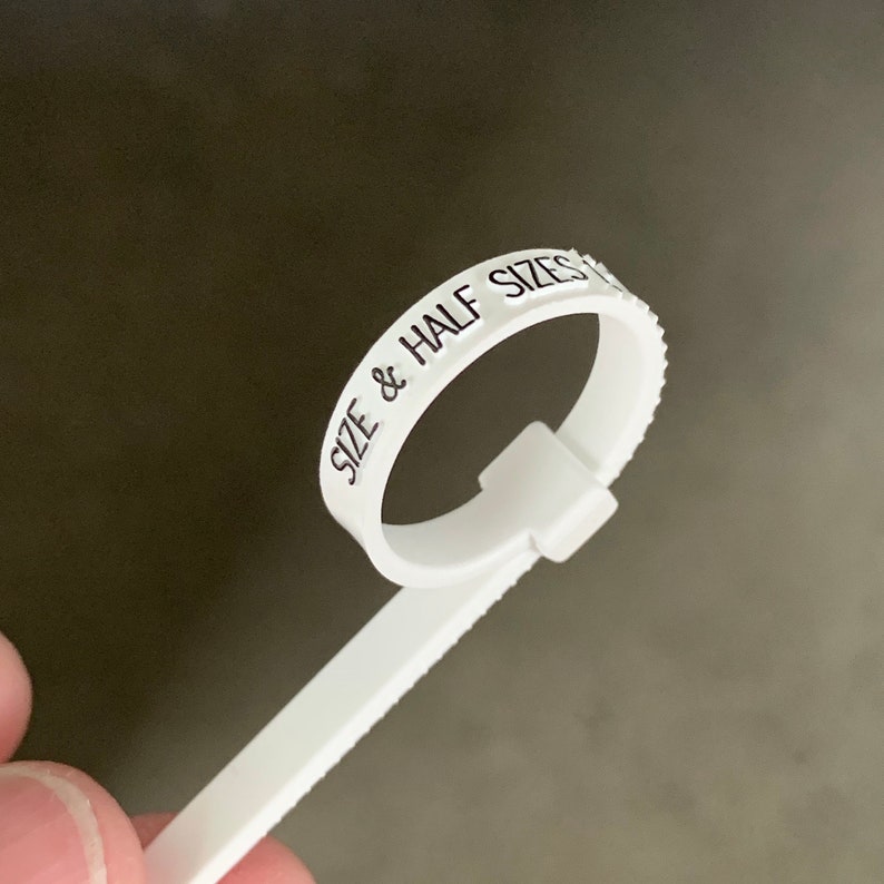 Ring Sizer, Adjustable Plastic Ring Size Finder bild 7