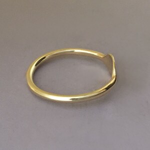 Initial Letter Signet Ring in Solid 14k Yellow Gold - Etsy