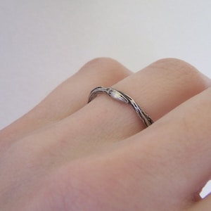 Willow Twig Ring in Sterling Silver image 2