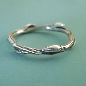 Willow Twig Ring in Sterling Silver image 1