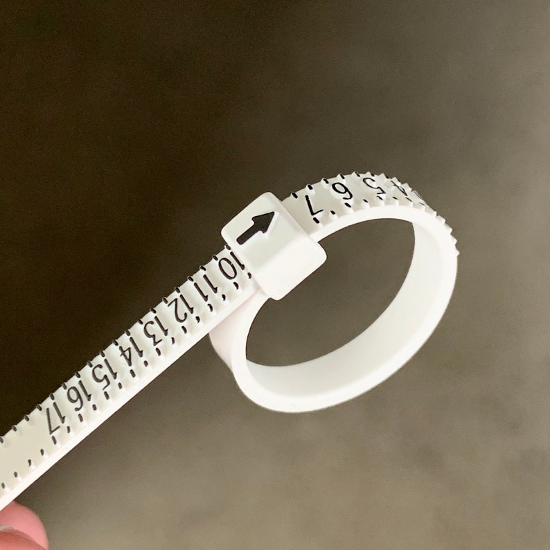 Ring Sizer, Adjustable Plastic Ring Size Finder bild 6