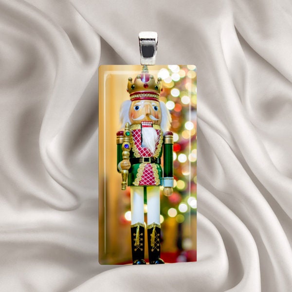 Nutcraker Pendant Necklace - Nutcracker Necklace - Christmas Pendant, Winter Necklace, Winter Pendant, Holidays