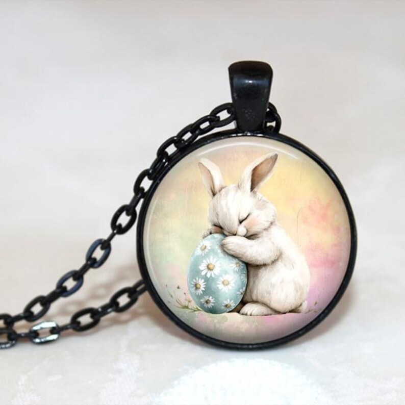 Bunny Necklace,bunny Pendant, Bunny Key Chain, Bunny Jewelry, Bunny ...