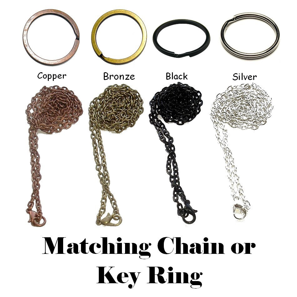 Poppies Pendant Necklace or Key Chain - Choice of 4 Bezel Colors - Red ...