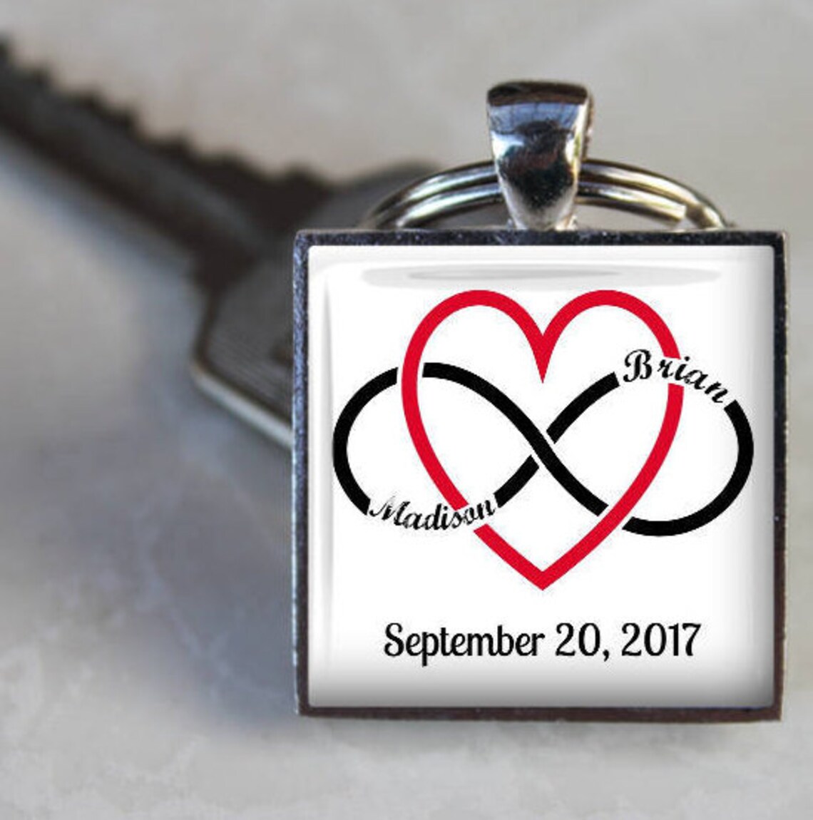 Custom Infinity Symbol With Names and Date or Saying Etsy