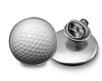 Golf Ball Tie Tack or Lapel Pin - Men's - Father's Day