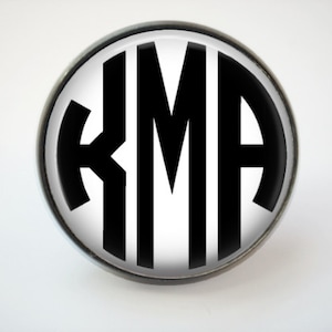 Custom Monogram Tie Tack or Lapel Pin -  Personalized for Dad or Wedding -  Men&#39;s Keepsake - Father&#39;s Day Gift