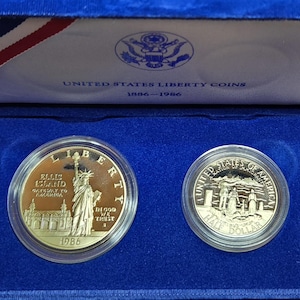 Ellis Island 1986 Liberty Coin - Etsy