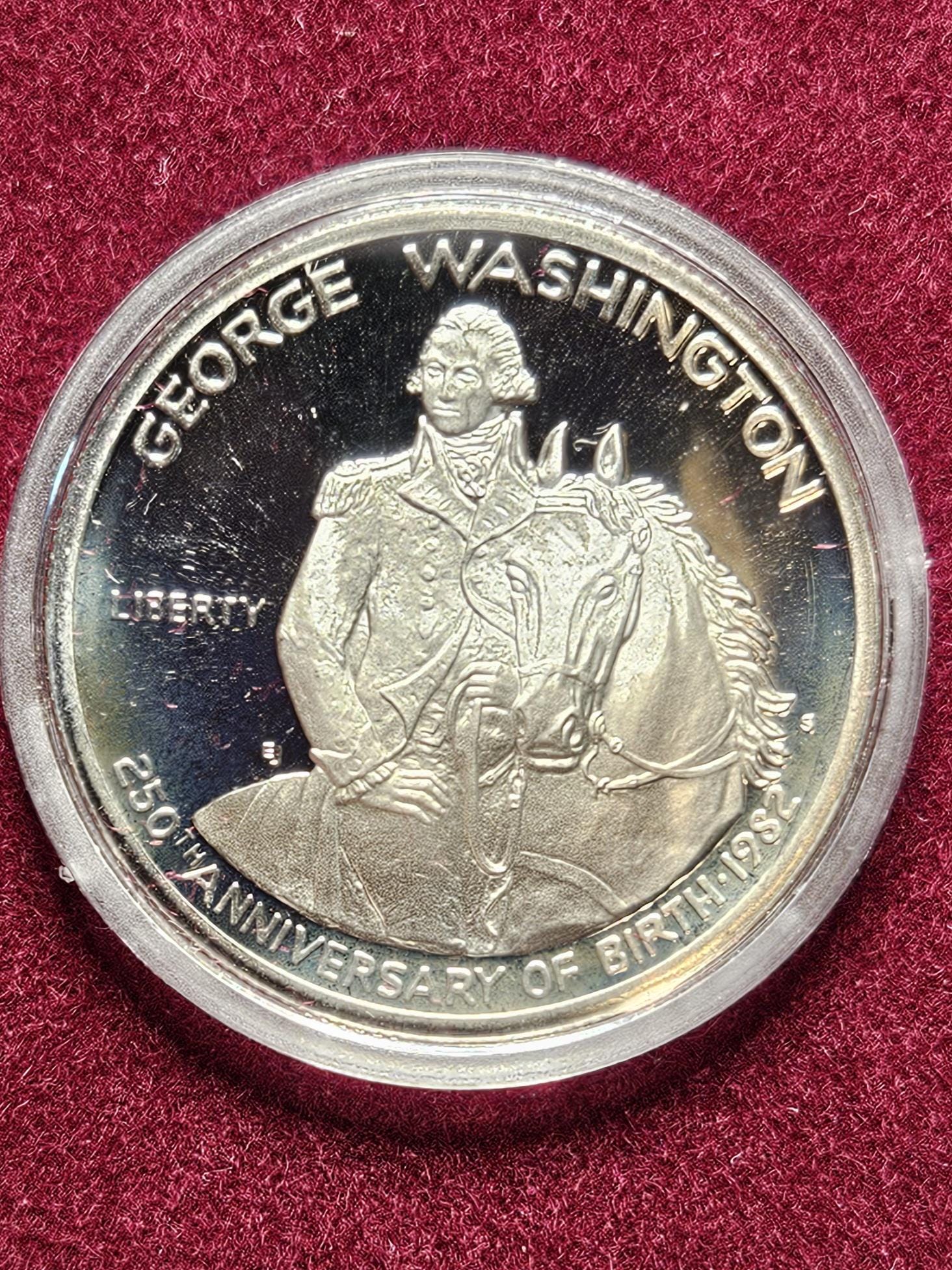 1982-S George Washington Commemorative 250th Silver Half Dollar - Etsy