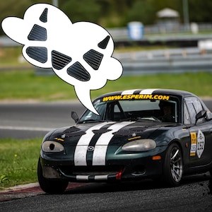 Haubenentlufter, Motorraumbelüftung für Mzda mx5 miata nb nbfl