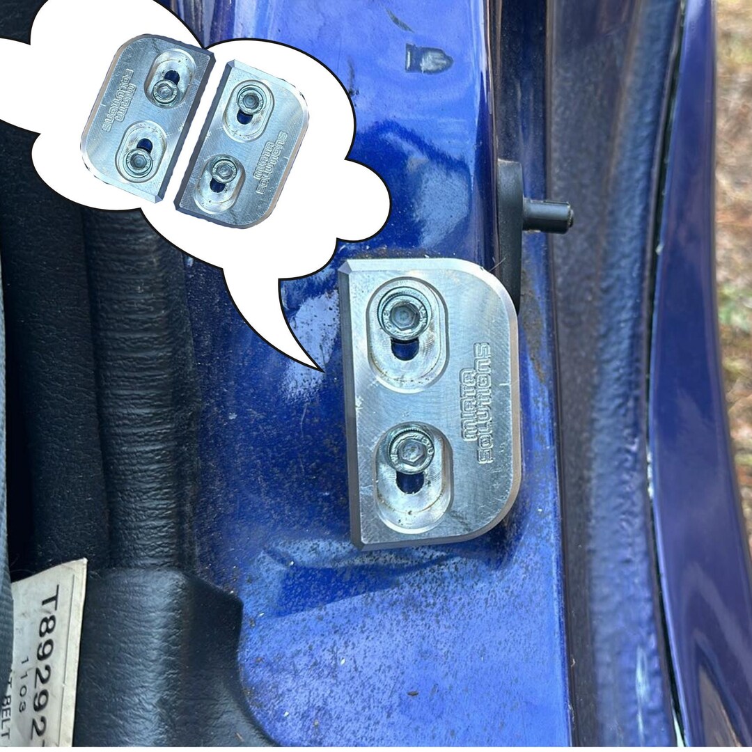 Headlights For Mazda MX-5 Miata Mazda Miata MX-5 Door Bushing Kit - Polymer Bushings Pair For 1990-2021 Models (Apollo Manufacturing) Cooling Fans & Kits For Mazda MX-5 Miata - Foto 11