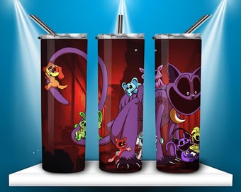 Poppy Playtime Chapter 3 Smiling Critters Catnap Skinny Tumbler 20oz File Digital Download Poppy Playtime Gifts File