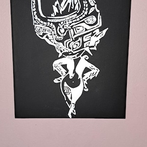 Midna twilight princess acrylic painting