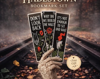 Hadestown Inspired Bookmark Set – Musical Theatre, Greek Mythology Fan Gift