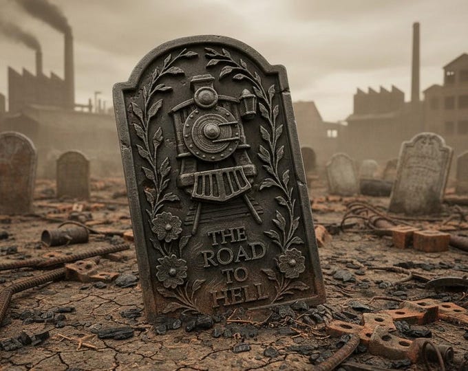 The Road to Hell Hadestown Tombstone – 3D Printable Halloween Decor STL