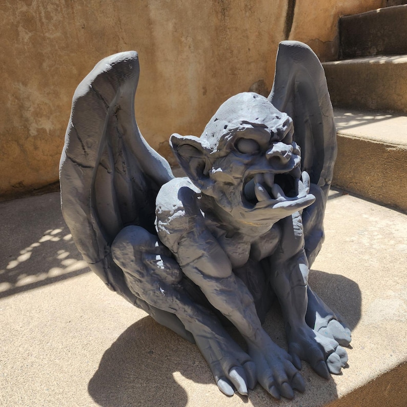 Gargoyle Display Large Gargoyle Statue – Digital STL Files (3D Print) - Etsy