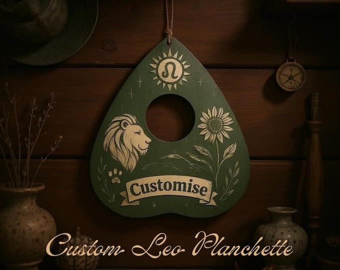 Custom Leo Zodiac Planchette