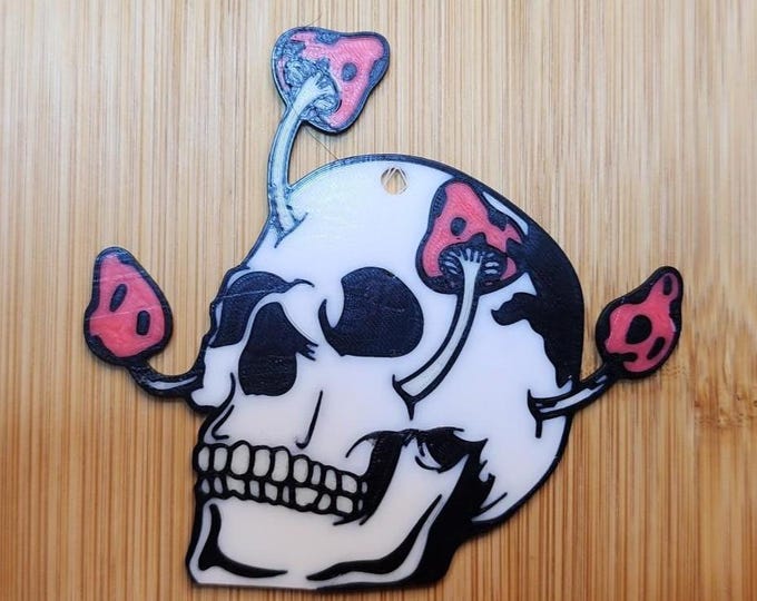 Gothic Mushroom Skull Digital Download