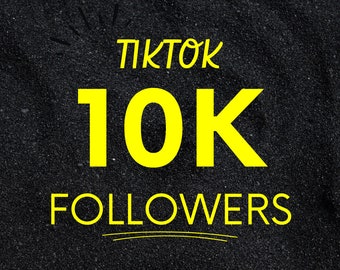 10 000 abonnés TikTok, croissance tiktok, lire la description