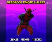 Deadpool Dancing Animated Emote for Twitch, Discord & Kick | Bye Bye Bye Dance Meme | Funny Marvel Stream Alert and Wolverine Movie Fanart